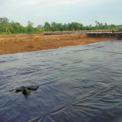 Anti-UV HDPE Liner de lago 1 mm comprimento 50-200m para aterros sanitários 0,7 mm Geomembranas impermeáveis