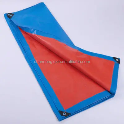 Caminhão Cargas pesadas Coberturas de lonas de polipropileno revestido Impermeável Azul Camping sombra de sol lonas de rolo