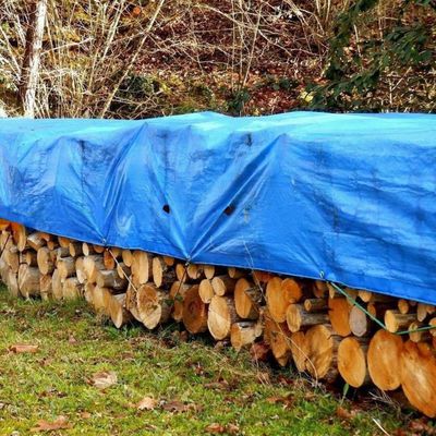 Folha de lonas revestida com LDPE de tecido PE para cobertura de barracas e camiões em material impermeável