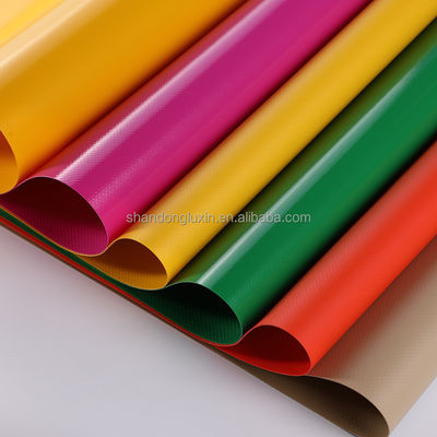 280-960gm Material de lona de PVC para customização de cobertura de caminhão pesado