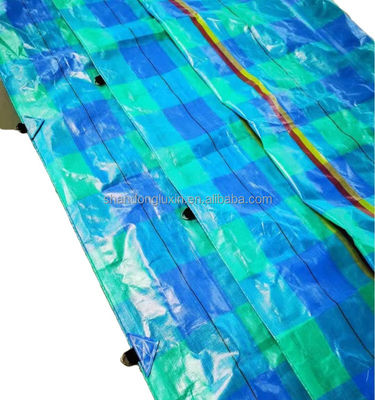 Revestimento resistente aos raios UV de telha azul PE para protecção contra a humidade e bloqueio da luz solar