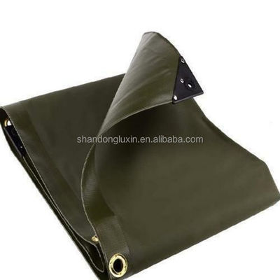 Tela revestida de PVC à prova de vento 600 gsm para Caminhão Cobertura da tenda Canopy Cobertura da piscina