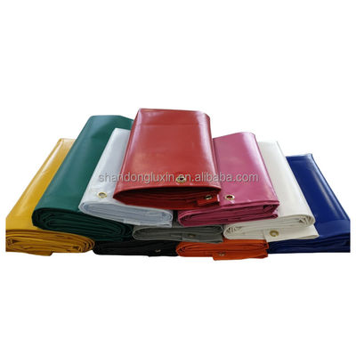 Tecido de lona de PVC impermeável para cobertura de caminhão 840DX840D-1300DX1300D 280-960gm