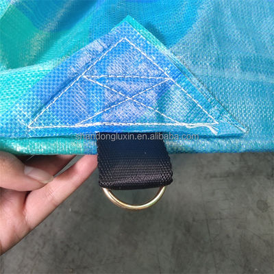 Densidade 6*6-16*16 PE Tarpaulin para proteção de cobertura de camiões pesados e carga