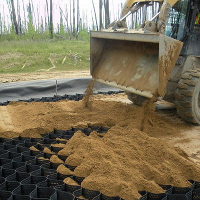 Proteção contra inclinações de hotéis Geocell HDPE para estabilização de cascalho e grade de cascalho de estrada