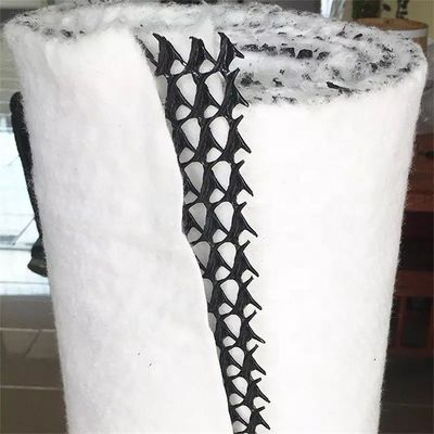 Geocomposto de drenagem de plástico 3D com Geonet de 8 mm x 6 mm e Geotextil de fibras longas