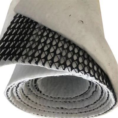 HDPE Mesh 3D Drainage Composite Composite Geo Net Geonet Preto Branco para suas necessidades
