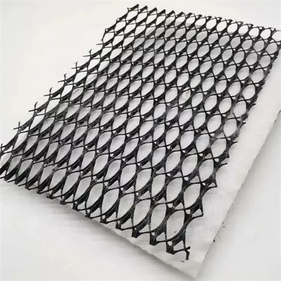HDPE Mesh 3D Drainage Composite Composite Geo Net Geonet Preto Branco para suas necessidades