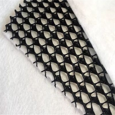 HDPE Mesh 3D Drainage Composite Composite Geo Net Geonet Preto Branco para suas necessidades
