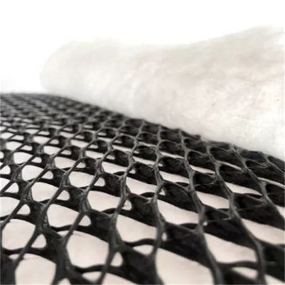 HDPE Mesh 3D Drainage Composite Composite Geo Net Geonet Preto Branco para suas necessidades