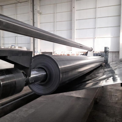 Geomembrana de HDPE Preto Branco Azul Verde 1,0 mm 1,5 mm 2 mm para tanque de peixe Liner à prova d'água