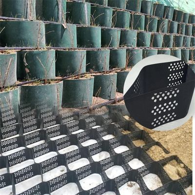 Geocelha de HDPE lisa texturizada para retenção de categorias de parede transversal e projeto industrial