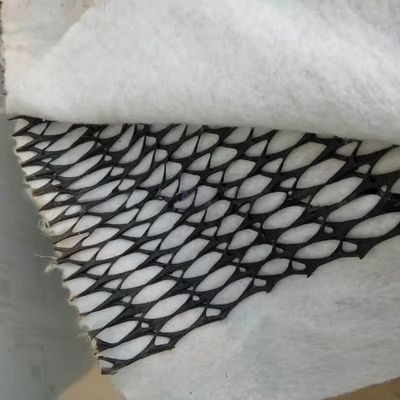 Largura 2m-4m Geotextil composto Plásticos Geonet Rede de drenagem para soluções de projetos