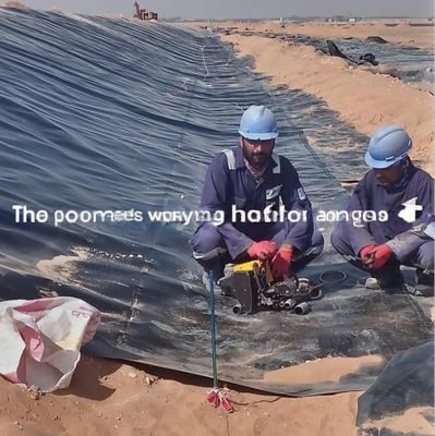 Capacidade de solução do projeto Geomembrana de HDPE para piscifaz Liner de lago 1mm espessura