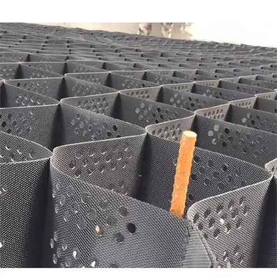 1000-1420N / 10CM Resistência à descascagem Geocélulas de HDPE para vias de grava
