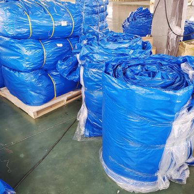 Revestimento de telha de PE impermeável de peso leve Cobertura do telhado de polietileno azul Folha de telha de PE