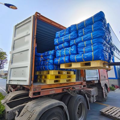 Revestimento de telha de PE impermeável de peso leve Cobertura do telhado de polietileno azul Folha de telha de PE