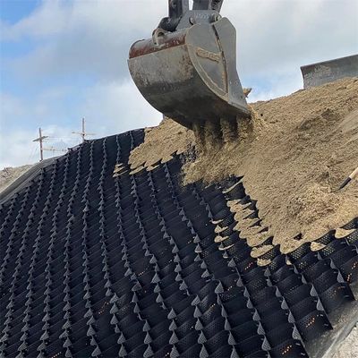 Geocelha de controle de erosão da rede de terra Geocelha de inclinação com distância de soldagem de 330 mm-1000 mm
