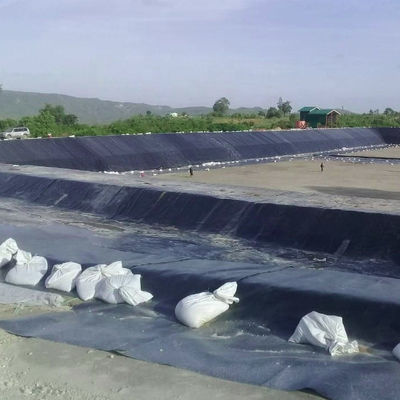 Geomembrana Liner Pond HDPE Geomembrana Liner Superfície Ambos os lados suave 0,75mm 1mm 2mm