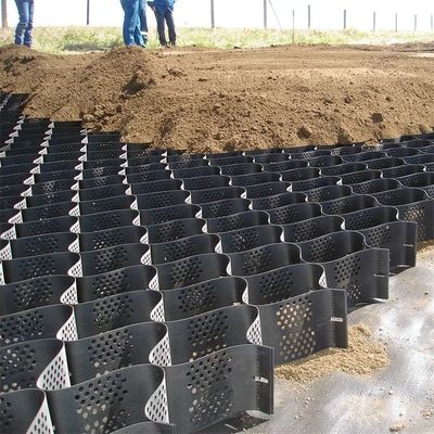 1.1mm 1.7mm Geo Cell Erosion Control para estabilização de encosta e reforço do solo
