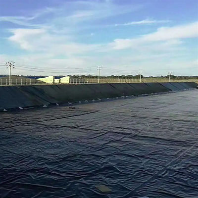 Folha de geomembrana duplo liso de HDPE para revestimentos de impermeabilização de lagoas Largura 1m-8m