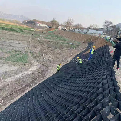Pavimentador de rede de terra de geocells 50 mm de altura para estabilização de calçadas de cascalho e estradas
