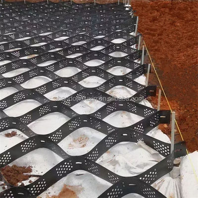 Geocelha de HDPE texturizada e perfurada para reforço do solo em alturas de 50 mm-200 mm