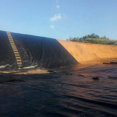 Anti-UV HDPE Liner de lago 1 mm comprimento 50-200m para aterros sanitários 0,7 mm Geomembranas impermeáveis