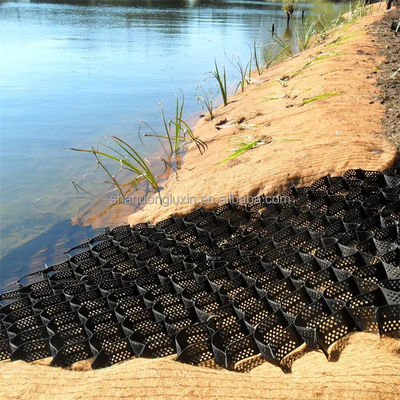 Estabilizador de solo industrial de HDPE Geocell Estabilizador de cascalho de plástico para estabilização
