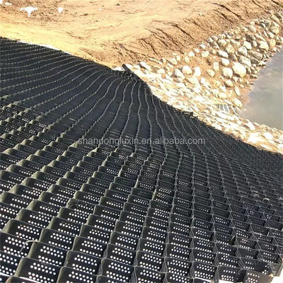 Geocelha de HDPE lisa para parede de sustentação durável na construção de rodovias e ferrovias