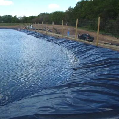 Geomembranas 1 mm 2 mm Impermeável Tanque Revestimento de barragem Piscina Piscina Peixe Estação de cultivo de peixe Liner HDPE