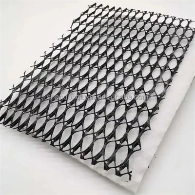 Densidade Polietileno Plástico Geotextil e Geonet 3D Rede de drenagem composta Ideal