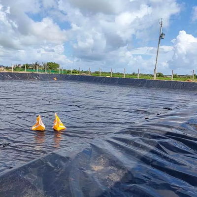 Geomembranas 1 mm 2 mm Impermeável Tanque Revestimento de barragem Piscina Piscina Peixe Estação de cultivo de peixe Liner HDPE