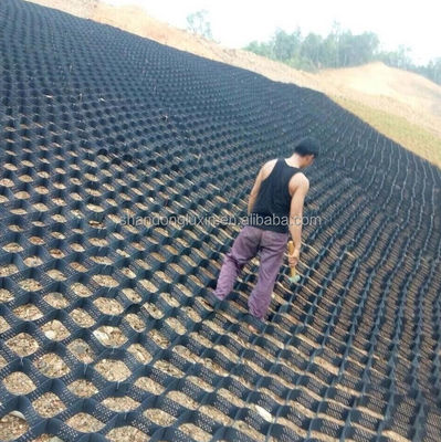 Estrada Subterrâneo Honeycomb Plástico Estabilizado Gravel Paving Grid Geocell para entrada