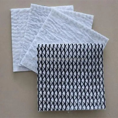 50m/100m comprimento malha de HDPE 3D composta drenagem composta geo rede em preto branco
