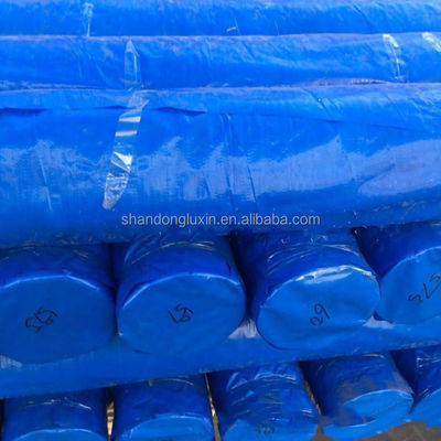 Tela azul PE revestida de LDPE para carga de camião cobrindo telha de PVC impermeável