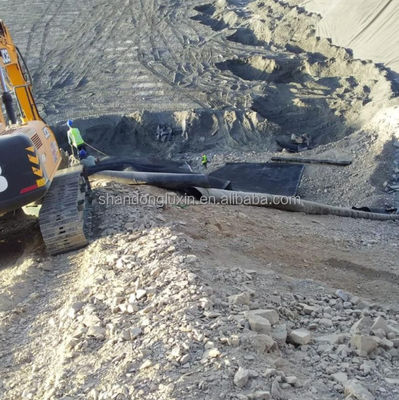 Geomembranas de HDPE impermeáveis para aterros sanitários comprimento 50-200m espessura 0,3 mm-3,0 mm duráveis
