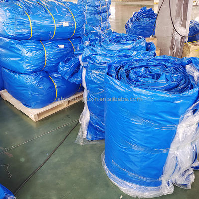 Tela de tecido revestido em PE impermeável e resistente ao sol de 200 gm para cobertura de caminhão e tenda