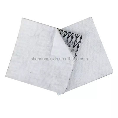 Construção Rápida 3d Drenagem de Plástico Geocomposto Geonet 8mm X 6mm Com Geotextil de Fibra Longa