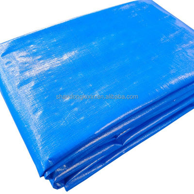 Materiais de polietileno Proteção solar Tarpaulin em 4x6m Tamanho para resistência à chuva e proteção UV