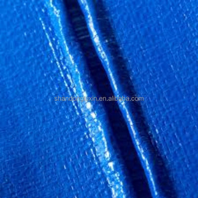 500D-1500D Contagem de fios HDPE Trailers pesados Tarpaulin impermeável Tarpaulin azul