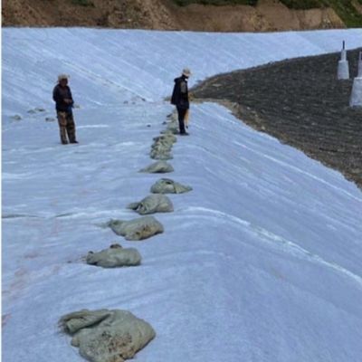 Geonet de drenagem composta tridimensional ecológica de espessura de 8 mm para túneis