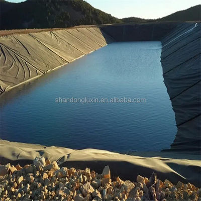 0.5 mm Liner de geomembrana de HDPE preto para lago de fazenda de camarão de peixe