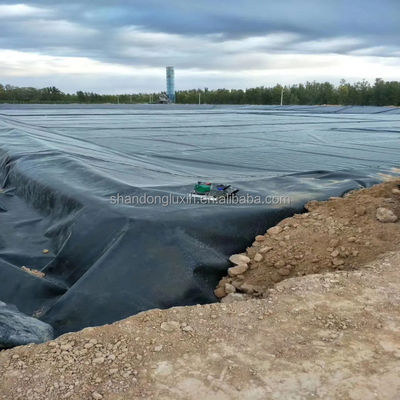 Projeto de barragem da África do Sul Geomembrana HDPE 0,8 mm 1 mm 1,5 mm 2 mm com material EVA EPDM