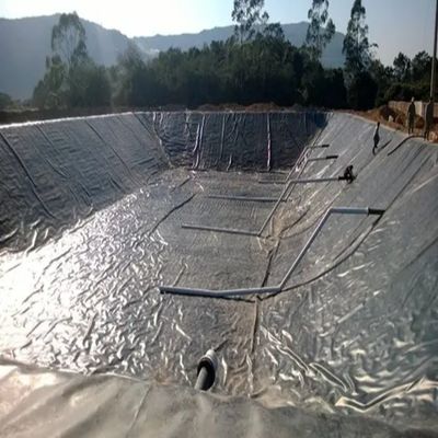 Projeto de barragem da África do Sul Geomembrana HDPE 0,8 mm 1 mm 1,5 mm 2 mm com material EVA EPDM