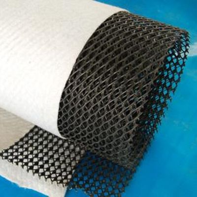 Rede de drenagem composta de geotextil de 5 mm de espessura, pasta, para drenagem de água, comprimento 30 m