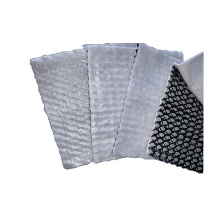 Densidade Geonet de drenagem de polietileno plástico com adesivos de geotextil Espessura de 6 mm
