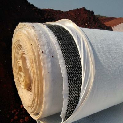 Função de drenagem de água Geonet de drenagem de plástico de 6 mm de espessura no meio do Geonet composto