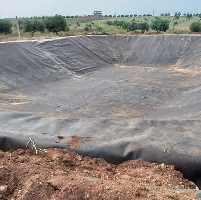 Ambos os lados suave / texturizado HDPE Geomembrane Liner para Piscina de Peixe 0,5 mm 1,0 mm 1,2 mm 2 mm