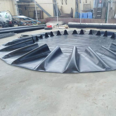 Revestimentos de lago de água com geomembrana de HDPE preto de 1,5 mm para piscinas de superfície de textura dupla